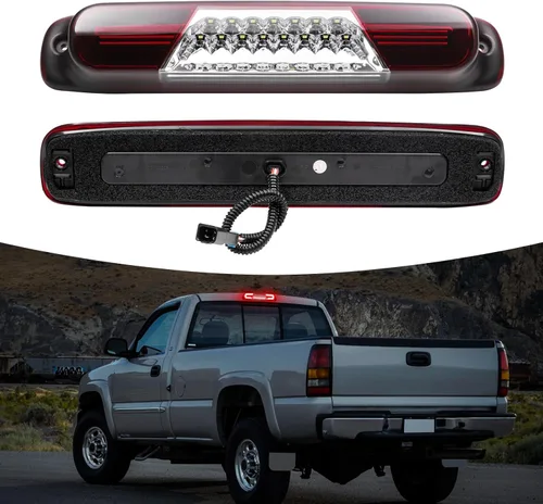 Miniatura 5 de Tercera Luz de Freno LED Compatible con Sierra Silverado 1999-2007 1500 2500 3500 HD Classic, Conjunto de Tercera Luz de Freno de Reemplazo, Luz