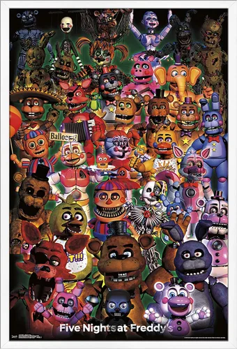 Miniatura 8 de Trends International Five Nights at Freddy's - Póster de pared Ultimate Group, 22.375 x 34 pulgadas, versión sin marco