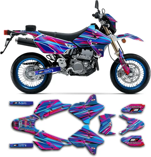Miniatura 23 de Kit de calcomanías personalizadas para Suzuki DRZ400 E / DRZ400 Enduro / DRZ400E / DR-Z400E / DRZ400 EN 1999-2024, SZDRSE9919003-KO