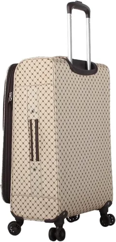 Miniatura 21 de Steve Madden Equipaje de diseñador, Chalet Gris Claro, Juego de maleta giratoria ligera expandible de 3 piezas - Juego de viaje