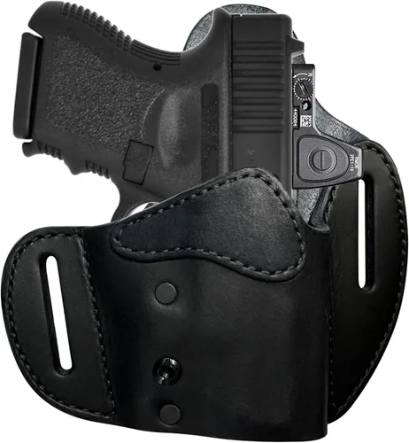 Miniatura 11 de Urban Carry LockLeather OWB RMR/RDS - Funda segura y cómoda de cuero/polímero híbrido para una ocultación óptima Diestro Compatible con una