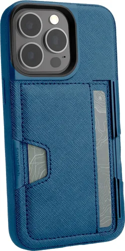 Miniatura 91 de Smartish Funda tipo cartera para iPhone 13 Pro – Wallet Slayer Vol. 2 [delgada + protectora] tarjetero con función atril - Black Tie Affair