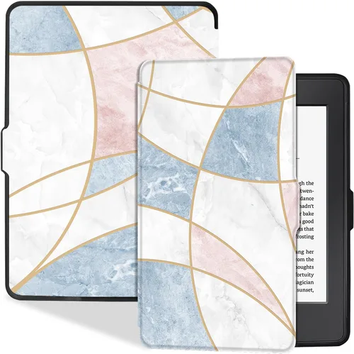 Miniatura 16 de Funda delgada para Kindle Paperwhite de 5ª/6ª/7ª generación antes de 2018 (versión 2012-2017, modelo EY21 y DP75SDI) – Funda protectora de piel Negro