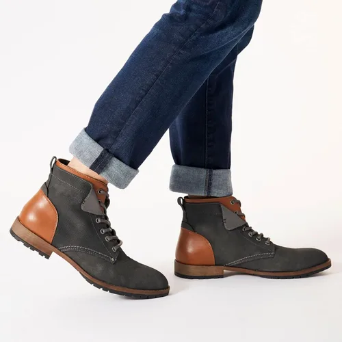 Miniatura 6 de Crush - Botas de trabajo casuales de combate de 6 pulgadas para hombre en color gris