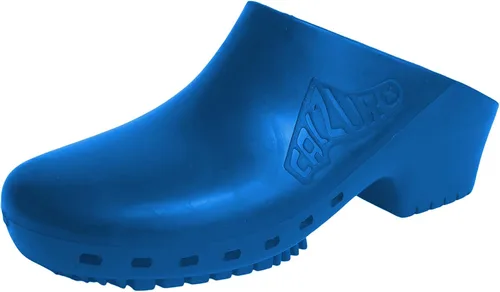 Miniatura 9 de CALZURO Zuecos de Trabajo Clásicos Sin Agujeros - Zuecos de Enfermería Unisex - Zapatos Antideslizantes - Zapatos de Cocina de Goma Autoclavables