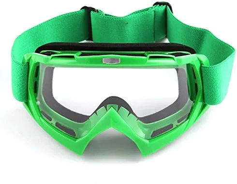 Anteojos de motocross ATV Dirt Bike MX snowboard esquí, color negro Verde