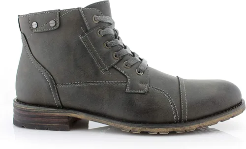 Miniatura 2 de Polar Fox Ronny MPX806037 - Botas de combate clásicas para motocicleta con cordones para hombre