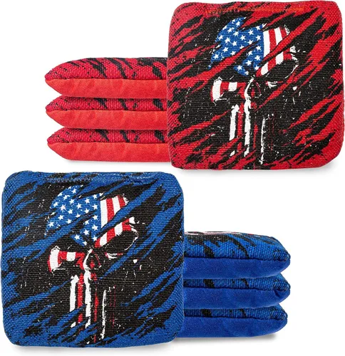 Miniatura 31 de Play Platoon Tournament Series Bolsas de Cornhole - Bolsas de Estilo Profesional de Doble Cara con Lado Resbaladizo y Pegajoso - Juego de 8