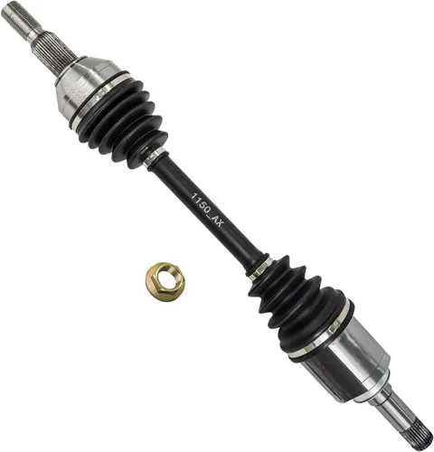 Miniatura 3 de Detroit Axle - Eje CV delantero izquierdo para Chevrolet Traverse Buick Enclave GMC Acadia Limited Saturn Outlook, reemplazo del conjunto del eje