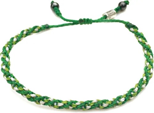 Miniatura 26 de Rumi Sumaq Pulsera de cuerda náutica para hombres, mujeres y niños - Resistente al agua, con nudo manual ajustable - Estilos de mapa de la isla