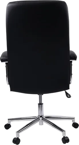 Miniatura 6 de Lorell Silla ejecutiva negra con respaldo alto de cuero