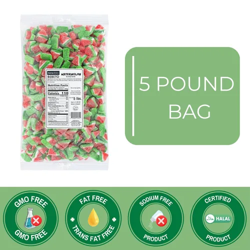 Miniatura 6 de Rodajas de sandía, gomitas, bolsa de 5 libras