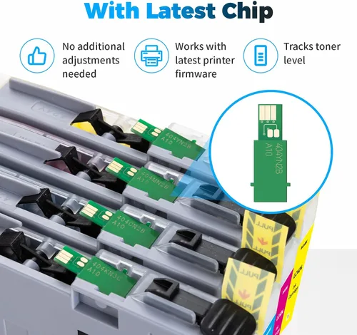Miniatura 6 de LC404 Cartuchos de tinta de reemplazo para cartuchos de tinta Brother LC404 LC-404 LC404XL Compatibles con impresoras Brother MFC-J1205W MFC-J1215W