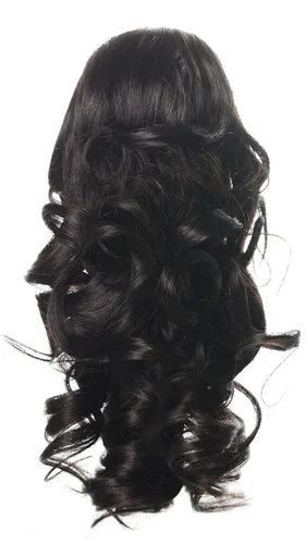 Miniatura 11 de onedor 12" rizado sintético Clip en Pinza para Extensión de Pelo Sintético Coleta Hairpiece 115 g con un Mandíbula/Pinza
