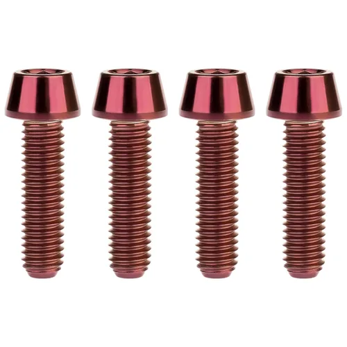 Miniatura 33 de Titanio Ti M6 x 10 16 18 20 25 30 35 40 45 50 55 60 2.559 in Allen - Tornillos hexagonales de 2.559 in, tornillos cónicos, paquete de 4