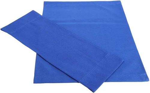 Miniatura 8 de Haofy Lona de repuesto para silla de director, 1 juego de lona de repuesto para asiento y respaldo, protector de taburete de lona para silla de Azul
