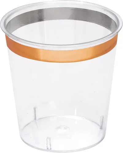 Miniatura 10 de Zappy 124 vasos de chupito de plástico neón, 1 oz, varios colores neón, desechables y reutilizables, sin BPA, perfectos para bodas, reuniones