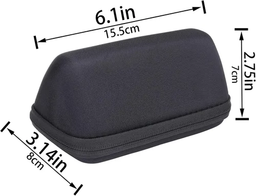 Miniatura 6 de co2CREA Estuche de viaje rígido de repuesto para 3 altavoces portátiles Bluetooth (caja negra)