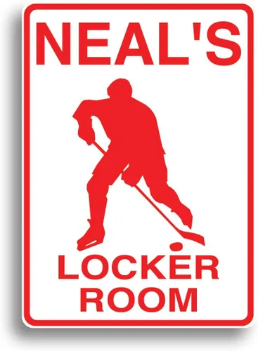 Miniatura 4 de Letrero de hockey - Personalizado con tu nombre
