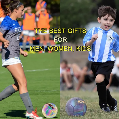 Miniatura 3 de Soccer Ball, Holographic Reflective Glowing Soccer Ball Size 4/5 for Men Women Training, with Pump and Carry Bag