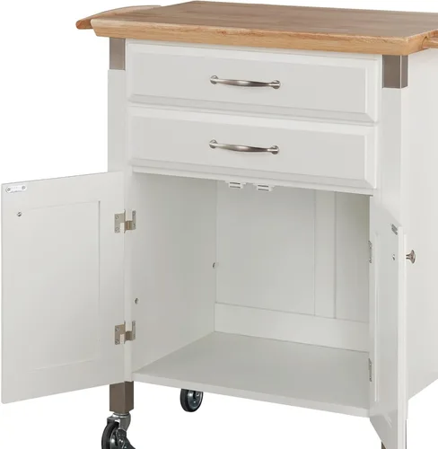 Miniatura 8 de Carrito para preparar y servir Dolly Madison, Madera Noble, Blanco Blanco hueso