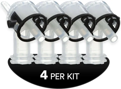 3M Accuspray Cabeza atomizadora, 16611, Transparente, 1.8 mm, 4 unidades (Paquete de 1), para revestimientos de muy baja a alta viscosidad