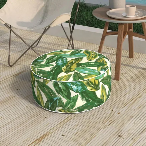 Miniatura 19 de Taburete inflable para exteriores de 31 pulgadas de diámetro x 14 pulgadas de alto, taburete portátil para todo tipo de clima, taburete de muebles