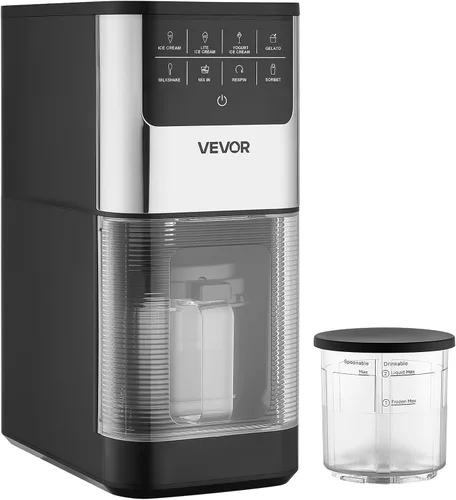 Miniatura 9 de VEVOR Ice Cream Maker, 7-in-1 Frozen Treat Maker for Gelato, Sorbet, Milkshake, Frozen Yogurt & Lite Ice Cream, Homemade Ice-Cream Machine with