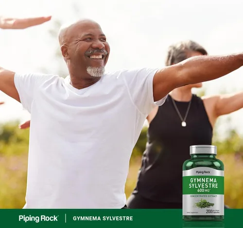 Miniatura 6 de Piping Rock Gymnema Sylvestre Suplementos 200 cápsulas Extracto de hierbas concentrado Sin OMG y sin gluten