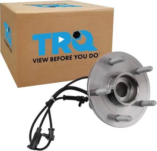 Miniatura 35 de TRQ Cojinete de rueda delantera y conjunto de cubo con sensor ABS compatible con Toyota Sequoia 2008-2022 Tundra 2007-2021