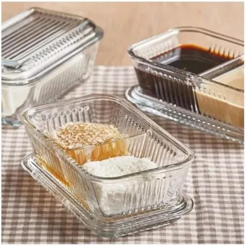 Miniatura 3 de Mantequilla con divisor de vidrio, Frigo, W17xD10xH5cm, Pasabahçe