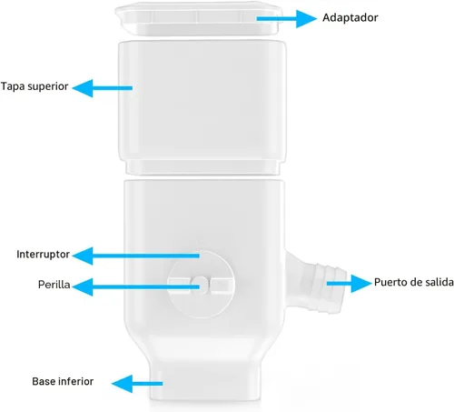Miniatura 7 de Desviador de bajante, desviador de agua de lluvia se adapta a bajantes de gran tamaño de 3 x 4 pulgadas y bajante de 2 x 3 pulgadas, sistema