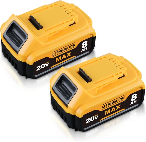 Repuesto de 8.0Ah para batería Dewalt de 20 V Max DCB200 DCB203 DCB204 DCB206 DCB201 DCB180 batería de iones de litio compatible con herramientas