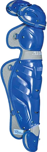 Miniatura 32 de All-Star Adult System 7 - Protector de piernas, recortado gris, corto de 15.5 pulgadas de longitud