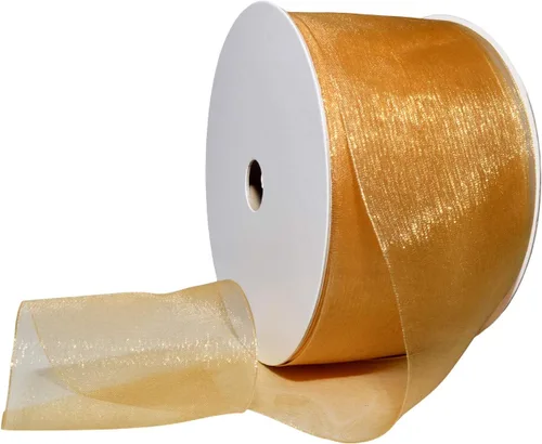 Miniatura 77 de Morex Ribbon 91803/100-609 Cinta de nailon Organdy, 5/8 pulgadas por 100 yardas, color rojo