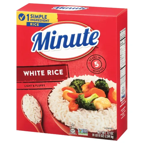 Miniatura 10 de Arroz blanco Minute, arroz blanco instantáneo para cenas rápidas, caja de 28 onzas