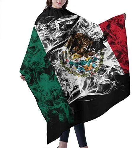 Miniatura 2 de Nuboxx Bandera de México Salón de Corte de Pelo Capa de Paño Peluquería Peluquería Envoltura de Corte de Pelo Delantal de Paño Accesorio