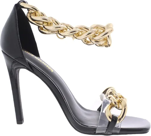 Miniatura 2 de True Religion Milagros Womens Faux Leather Chain Trim Dress Sandals