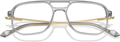 Miniatura 6 de VISOONE TR90 Blue Light Blocking Glasses Women Men Octagon Aviator Anti Eyestrain Lightweight Metal Temple Marion Gris