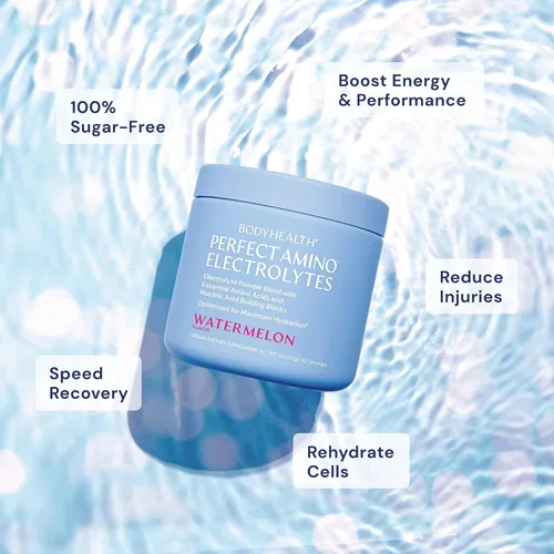 Miniatura 4 de BodyHealth PerfectAmino Polvo de Electrolitos Sin Azúcar, Hidratación Ayuno Keto Cero Azúcar Mezcla de Bebida de Electrolitos con Minerales Traza