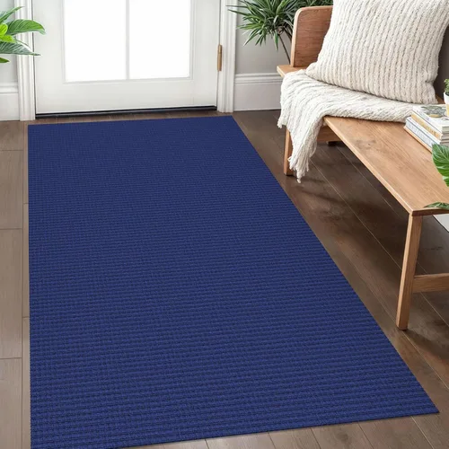 Miniatura 83 de IOHOUZE Alfombra de Área Lavable 4x6 Antideslizante con Respaldo de Goma Alfombras Tejidas para Entrada Interior Alfombras de Dormitorio Alfombra
