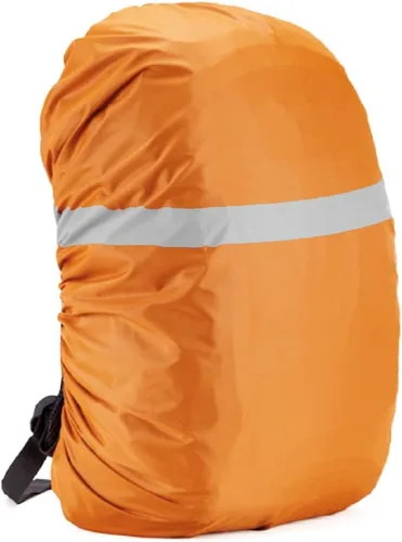 Miniatura 13 de Cubierta impermeable para mochila Silfrae de 30 L a 100 L, cubierta de lluvia para mochila para viajes, escalada, senderismo