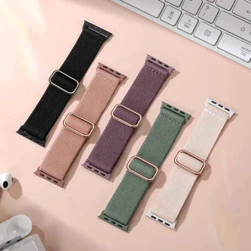 Miniatura 4 de Easuny Bandas elásticas bohemias compatibles con Apple Watch de 1.5 pulgadas, 1.57 pulgadas, 1.65 pulgadas y de 1.73 pulgadas para mujeres, hombres