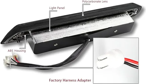 Miniatura 3 de Luz de freno trasera de montaje central de techo trasero LED de montaje alto, tercera tercera luz de freno compatible con Ford F-150 2014, 2010 2011