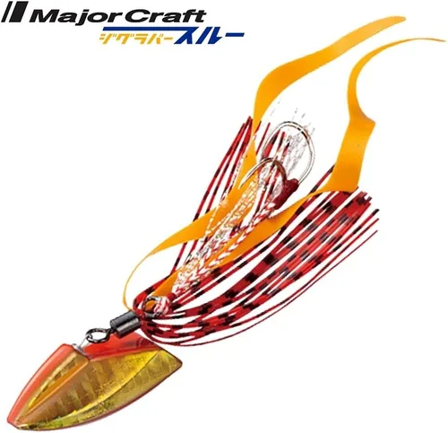 Miniatura 2 de Major Craft Señuelo Metal Jig Rubber Naranja