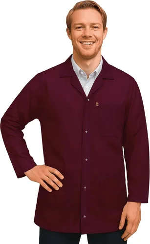 Miniatura 10 de ESD Jacket with Snap Cuff - Level 3 Certified Anti-Static Smock - Lightweight Protective Workwear for Electronics & Labs