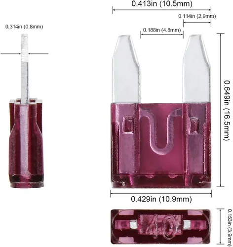 Miniatura 5 de AHL Kit de 90 fusibles automotrices (5A, 7.5A, 10A, 15A, 20A, 25A, 30A, 35A, 40A), kit surtido de fusibles para automóvil, RV, barco, camión