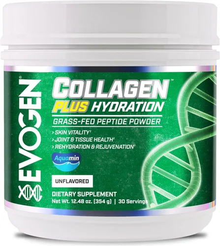 Miniatura 7 de Evogen Collagen Plus Hydration - Colágeno alimentado con pasto para mujeres y hombres Péptidos de colágeno en polvo Colágeno en polvo que apoya