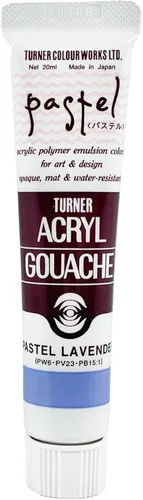 Miniatura 4 de Turner Colour Works Acryl Gouache Artist - Pintura acrílica (tubo individual de 0.7 fl oz), color beige grisáceo