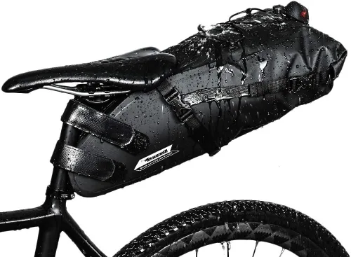 Miniatura 8 de Bolsa de sillín de bicicleta impermeable Bolsa de bicicleta debajo del asiento Bolsa impermeable de montaña de carretera Bolsa de asiento